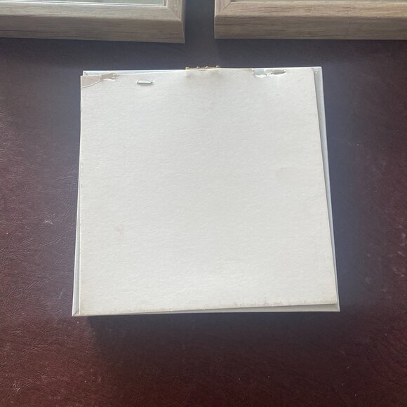 NWOT Farmhouse Wall Decor Three farm animal prints on burlap & framed - Picture 5 of 5